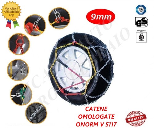 Catene neve 9mm - neve,